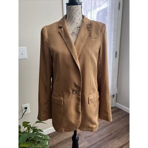 J. Crew‎ Alfie Blazer Women's Size 8T Lightweight 100% Lyocell Business